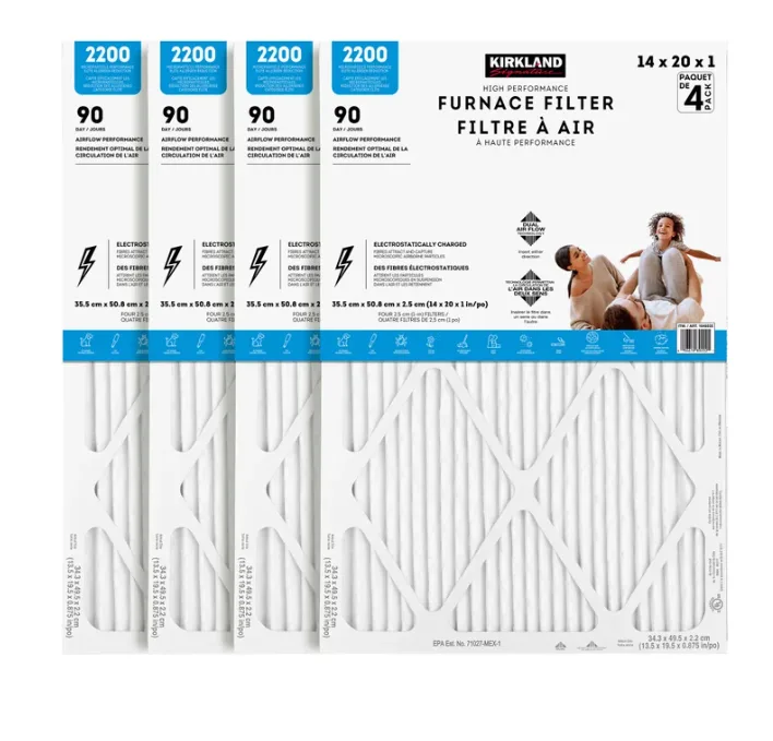 Kirkland High Performance Furnace Filters