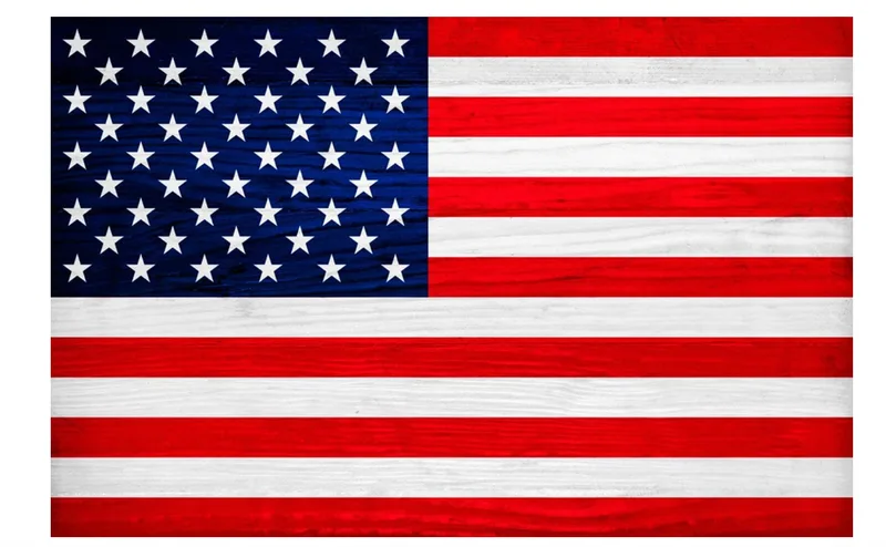 Urban Trends: Rectangle Wooden United States Of