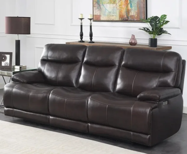 Ridgewin Leather Power Reclining Sofa