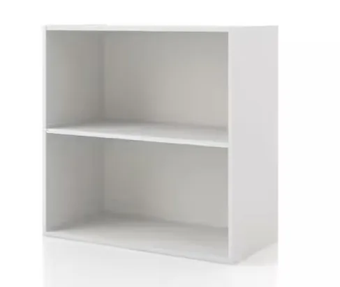 Quincy Stackable 2-shelf Modern Modular Bookcase