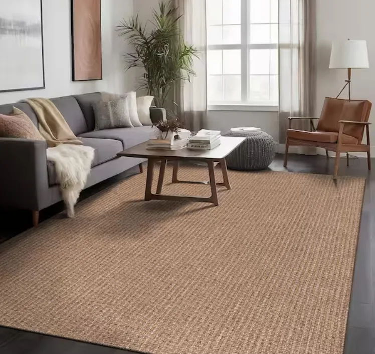 Beverly Rug Wooly Easy Jute Washable Indoor/outdoor Rug