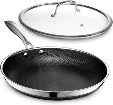 Hexclad 12'' Fry Pan With Lid