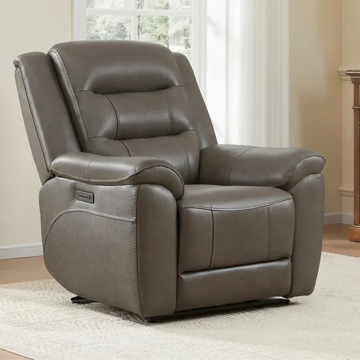 Gilman Creek Mason Leather Power Recliner With Power Headrest
