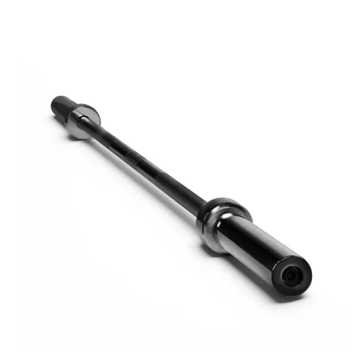 Cap: Barbell Solid Steel Olympic Weight Bar