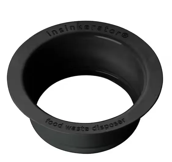 Insinkerator: Kitchen Sink Flange In Matte Black For Insinkerator Garbage Disposal