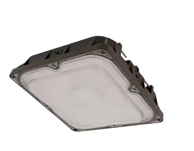 Feit: 4000 Lumen Integrated Led Selectable 5cct Bronze Commercial Canopy Flood Light
