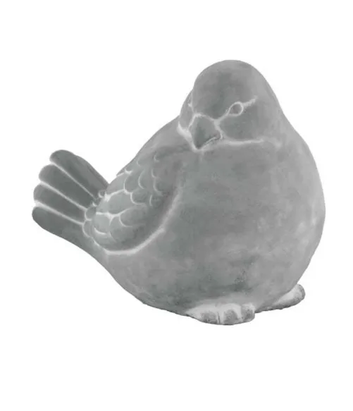 Urban Trends: Cement Sitting Bird Figurine