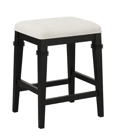 Hh2 Home Arabella Wood Backless Non Swivel Counter Height Stool