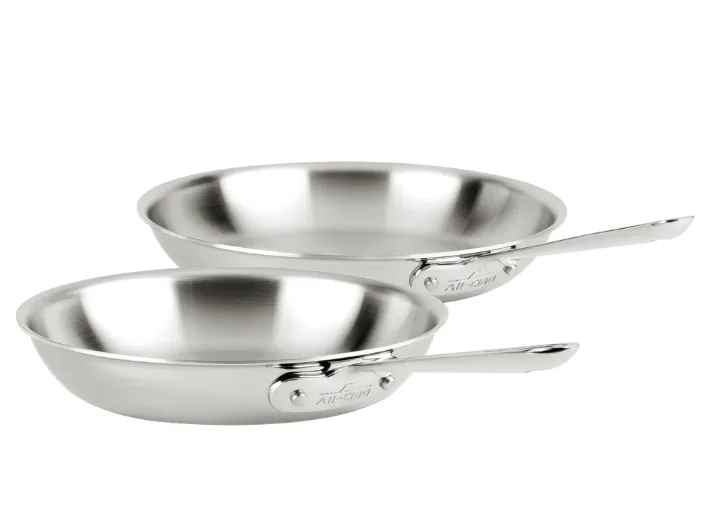 All-clad D3 Stainless 8" & 10" Fry Pans