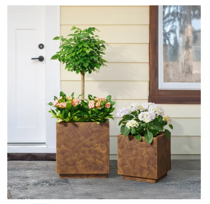 Stylecraft Corten Style Planters