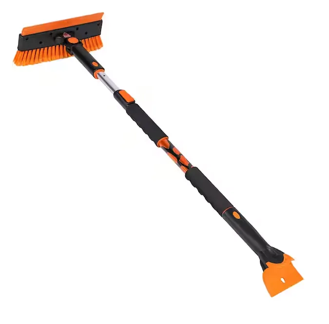 Birdrock Home Snow Moover 60in Extendable Snow Brush And Ice Scraper