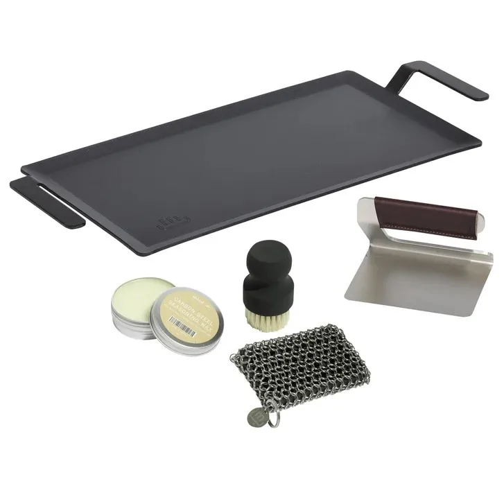 Made In Carbon Steel 24" Griddle & Stainless Steel Press Bundle
