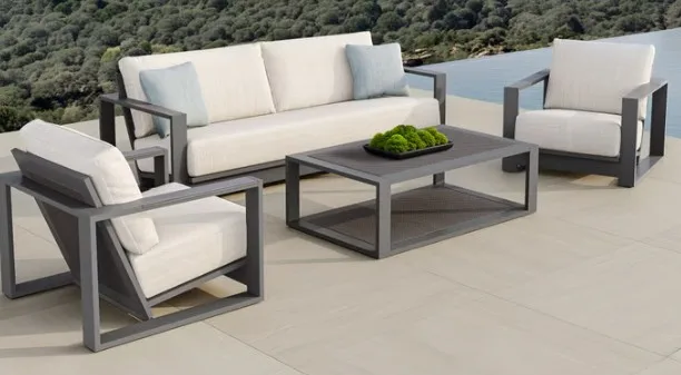 Veranda Classics Milan 4-piece Deep Outdoor Patio Seating Set