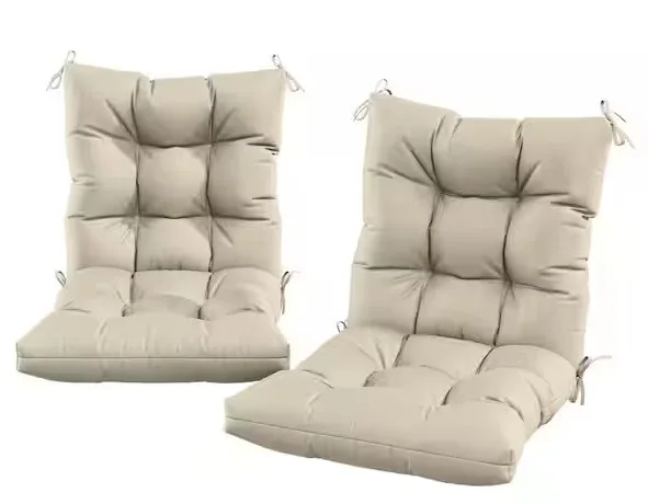 Total Of 2 Kimunuk Outdoor Tufted Dining Chair Cushions