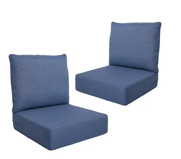 Total Of 2 Duraolex Deep Seating Outdoor Lounge Chair Cushions