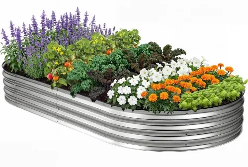Dumos Galvanized Raised Garden Bed