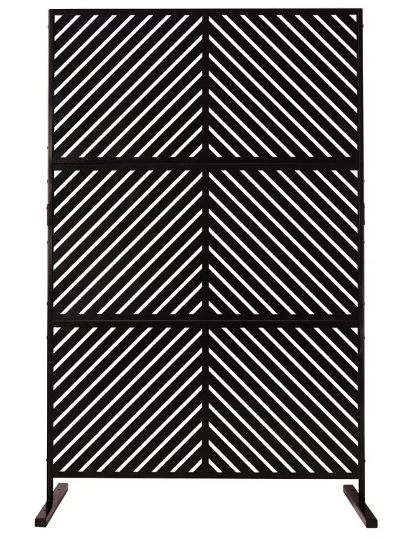 Inside Outside Garden 71" Metal Patio Privacy Screen