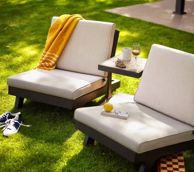 Total Of 4 Mirador Outdoor Patio Cushioned Seating Chairs