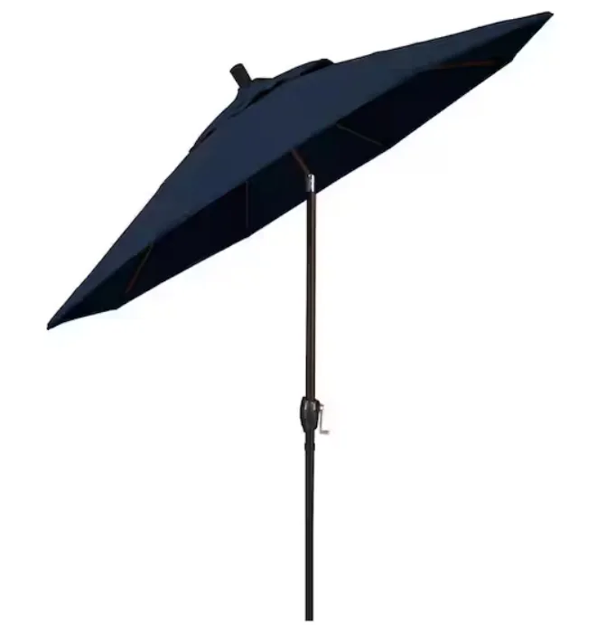 California Umbrella 9' Aluminum Push Tilt Patio Umbrella