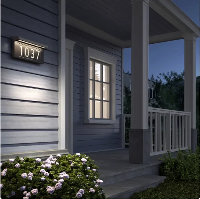 Artika Bowen Solar Led Address Wall Light