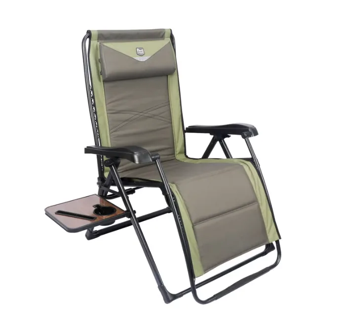 Timber Ridge Zero Gravity Lounger With Side Table