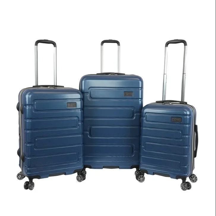 Original Penguin Crimson 3 Piece Hardside Spinner Luggage Set