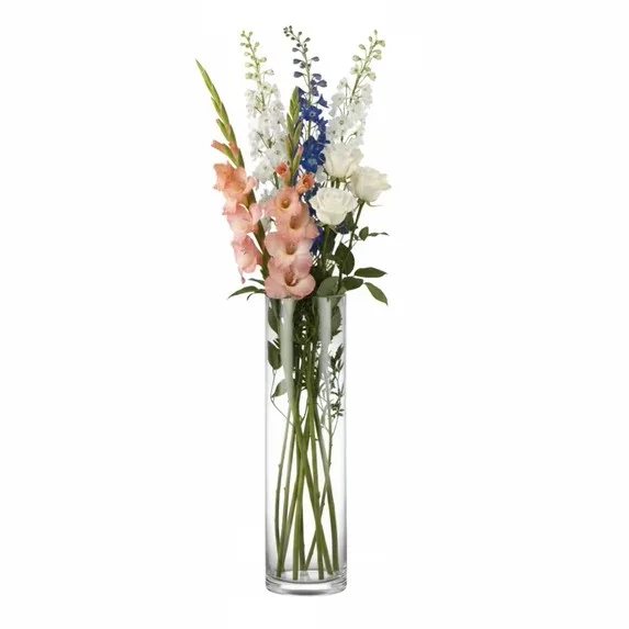 Urban Trends Miri Clear Glass Cylinder Vase