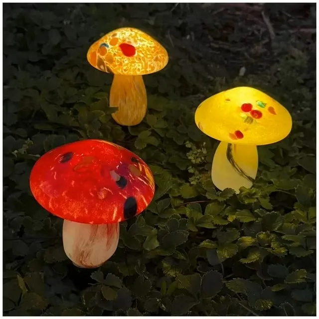 Infinity X1 Glass Mushroom Landscape Lights