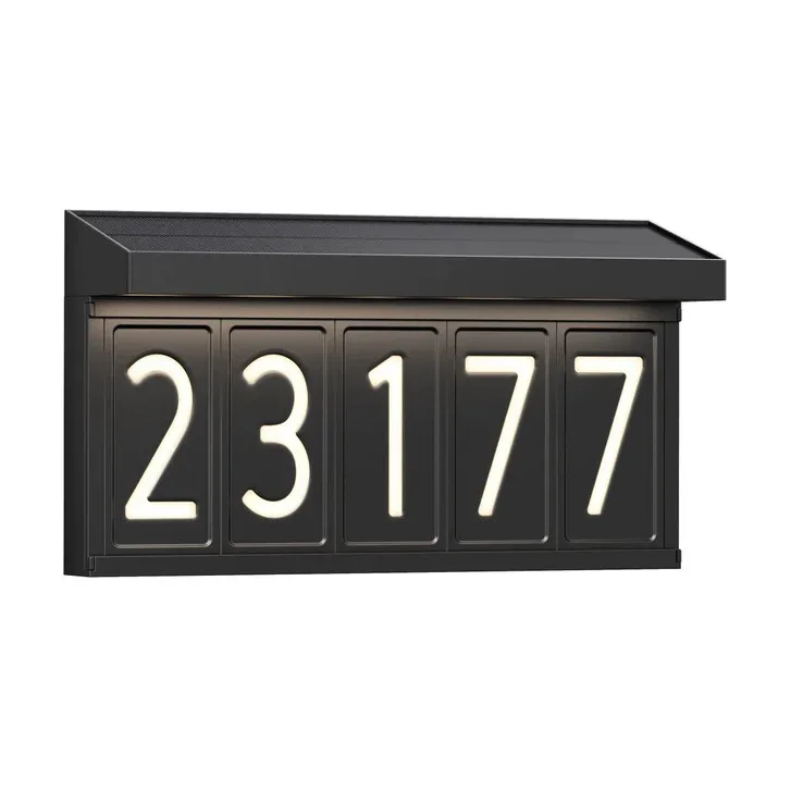 Artika Bowen Solar Led Address Wall Light