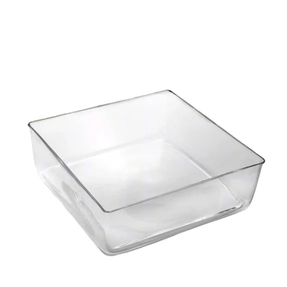 Urban Trends Cadenza Clear Glass Square Vase
