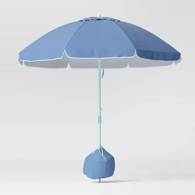 Sun Squad: 8.5' Outdoor Patio Beach Umbrella