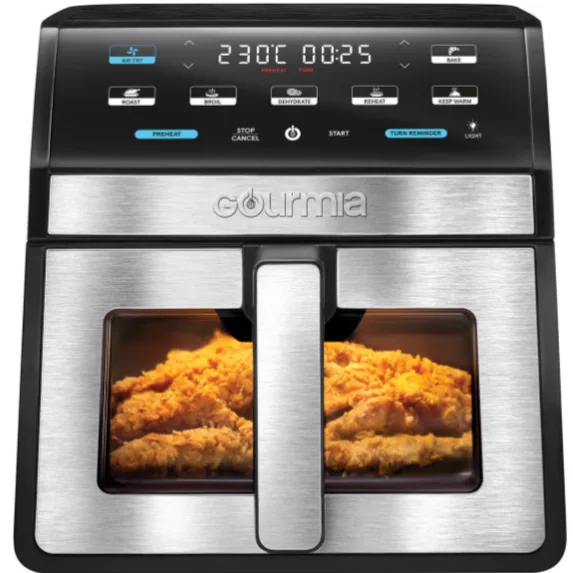 Gourmia 8qt Digital Air Fryers With Window