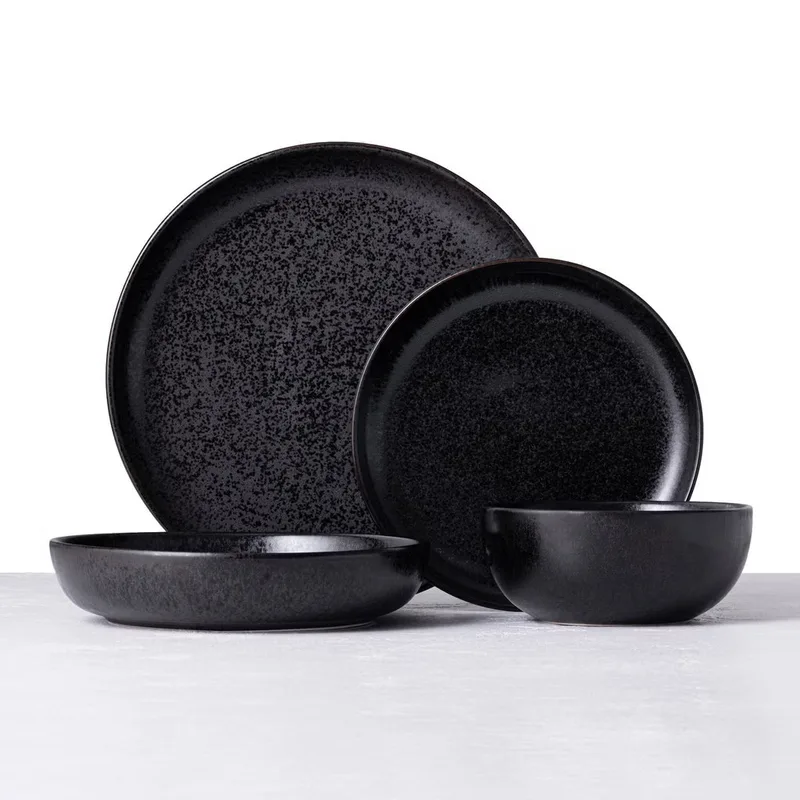 Fortessa Sound Midnight 16pc Dinnerware Set