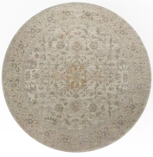 Chris Loves X Loloi Rosemarie Ivory/natural 5' Round Area Rug