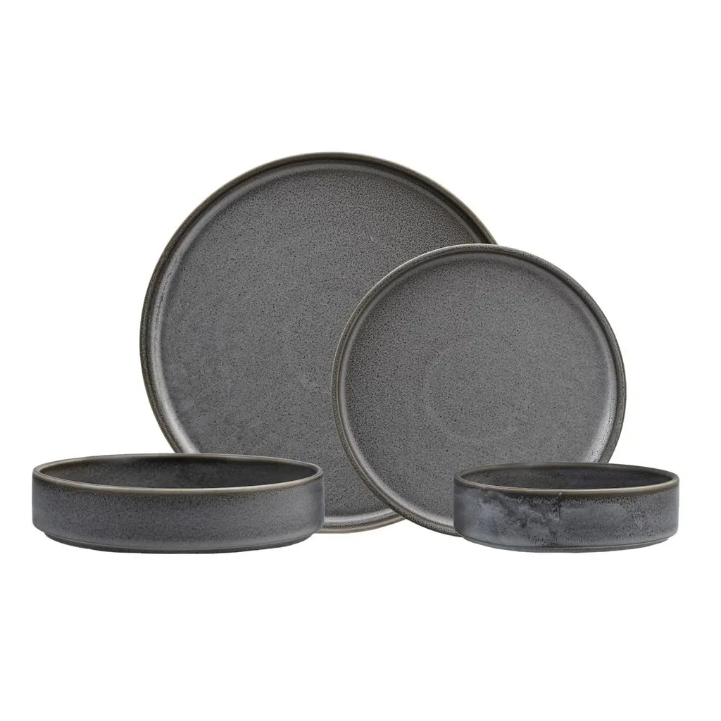 Fortessa Sound Thunder 16pc Dinnerware Set