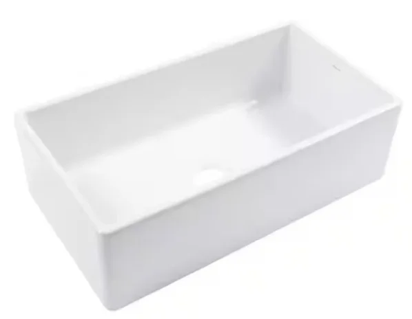 Sinkology Austen 33" Farmhouse/apron-front Undermount Single Bowl Crisp Fireclay Kitchen Sink