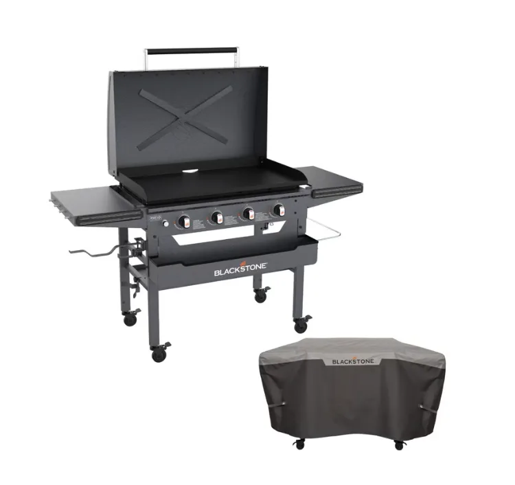 Blackstone 36'' Omnivore Griddle With Hinged Hood And Soft Cover