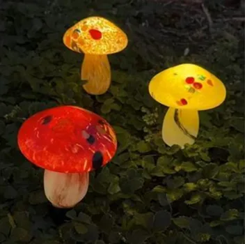 Infinity X1 Glass Mushroom Landscape Lights