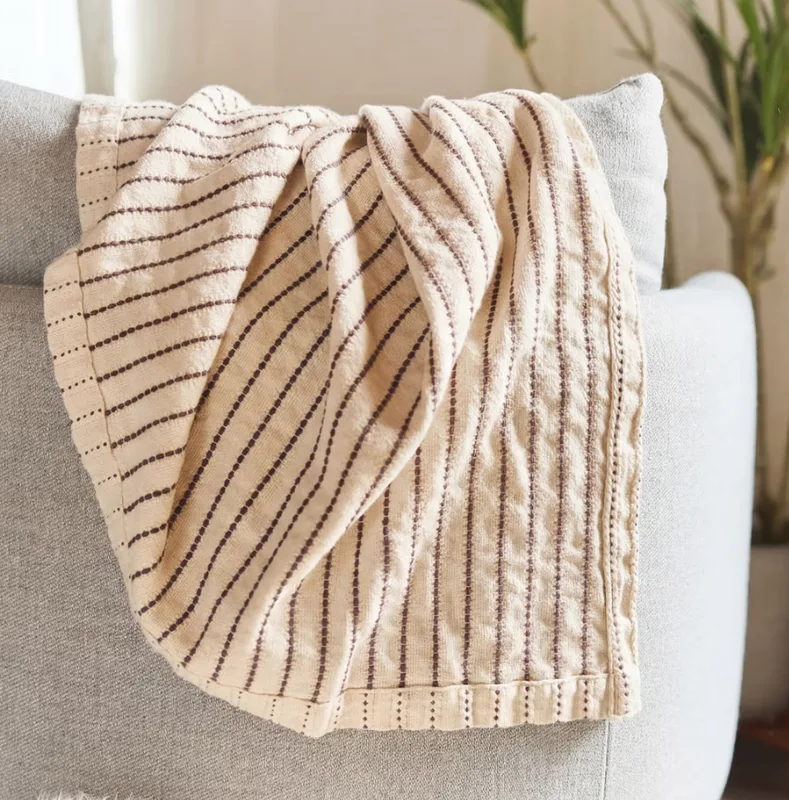 Avocado Organic Cotton Throw