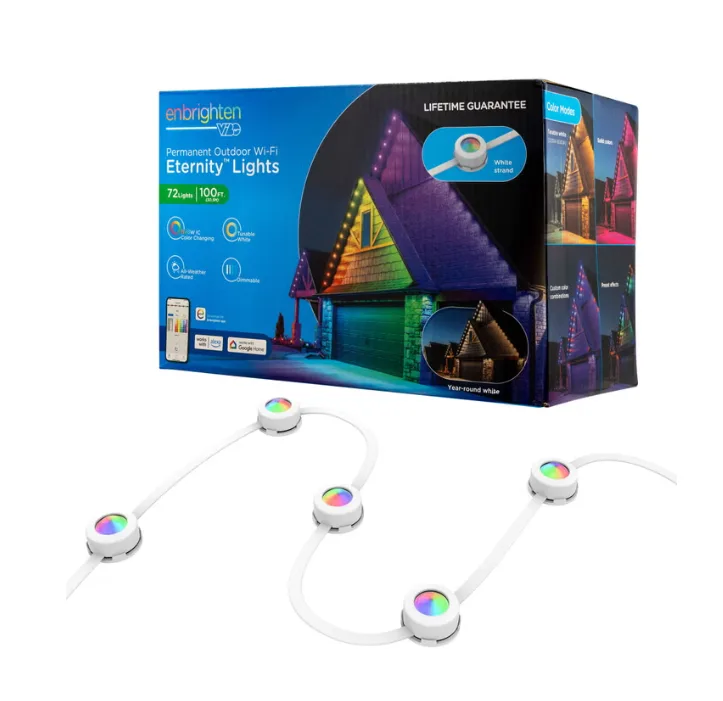 Enbrighten Permanent Outdoor Wi-fi Eternity Lights