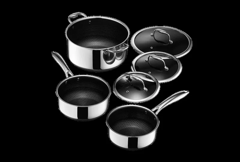 Hexclad Hybrid Pot Set With Lids
