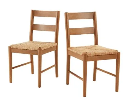 My Texas House Laurel Seagrass Dining Chairs