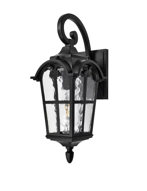 Cedar Hill: 17" Outdoor Wall Lantern With Dusk-to-dawn Photocell