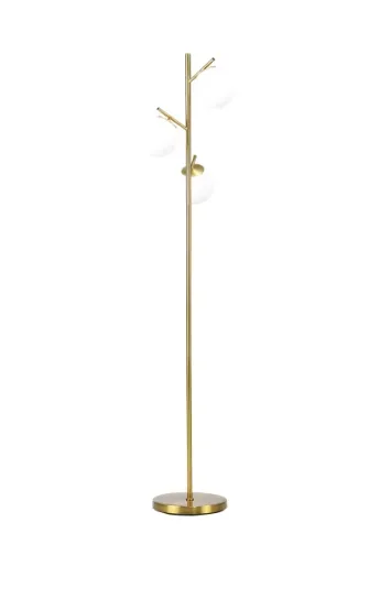 Boli: 3-globe Mid Century Modern Floor Lamp
