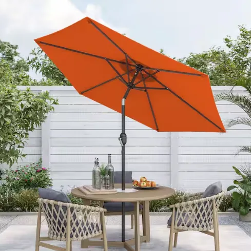 Sonkuki: 7.5’ Patio Market Crank And Tilt Umbrella